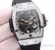 New Copy Hublot Spirit of Big Bang Iced Out Hublot Watch Blue Rubber Strap (2)_th.jpg